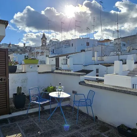 公寓 Dimora Maria Chiara Con Terrazza E Vista Panoramica 奥斯图尼
