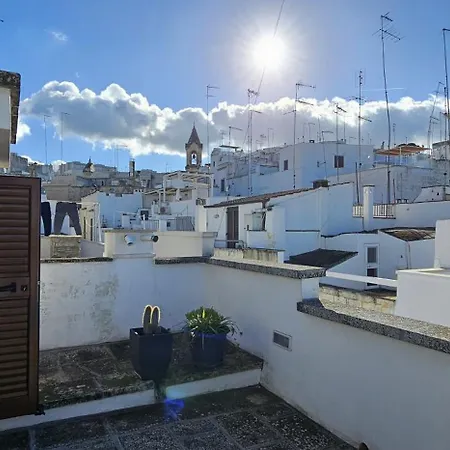 Dimora Maria Chiara Con Terrazza E Vista Panoramica شقة أوستوني